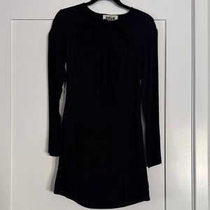 Stone Cold Fox Classic Black Long Sleeve Dress